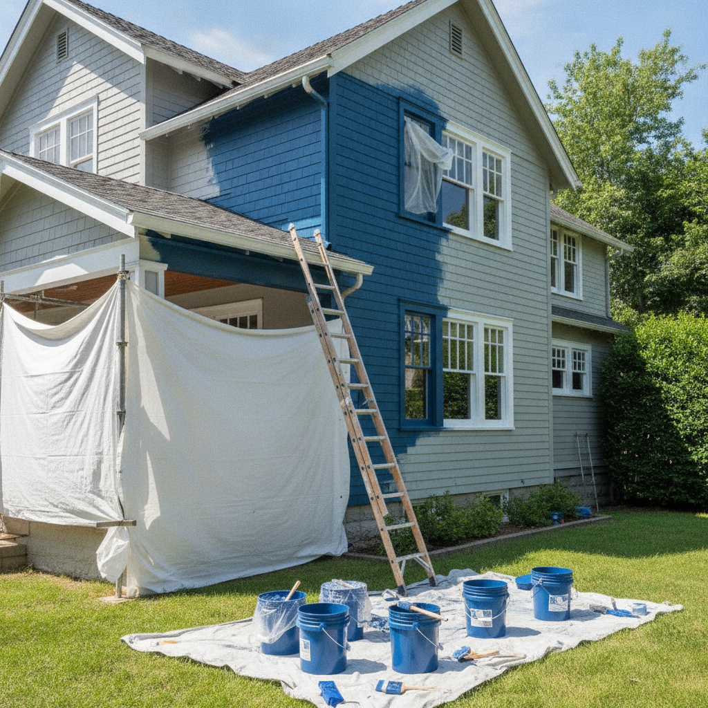 Exterior Painting - No Face and No Text